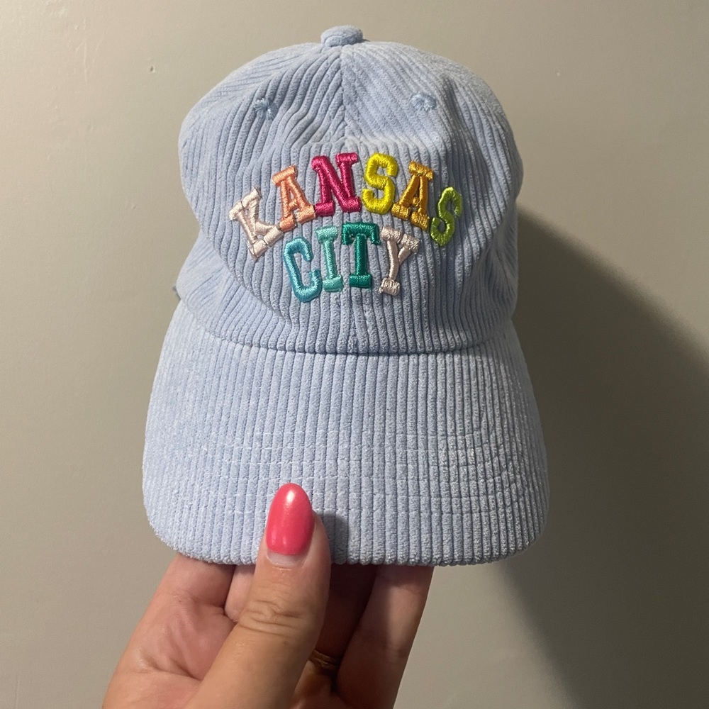 KANSAS CITY Embroidered Corduroy Hat